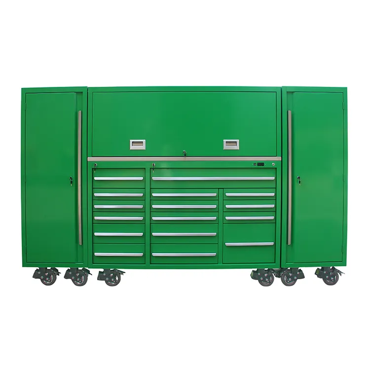 Welded Metal Rolling Garage Cabinet